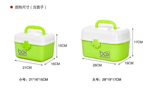 家用小药箱 从应急到整理，如何选购双层三层箱体
